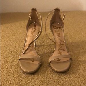 Sam Edelman Ariella Nude Patent Heels